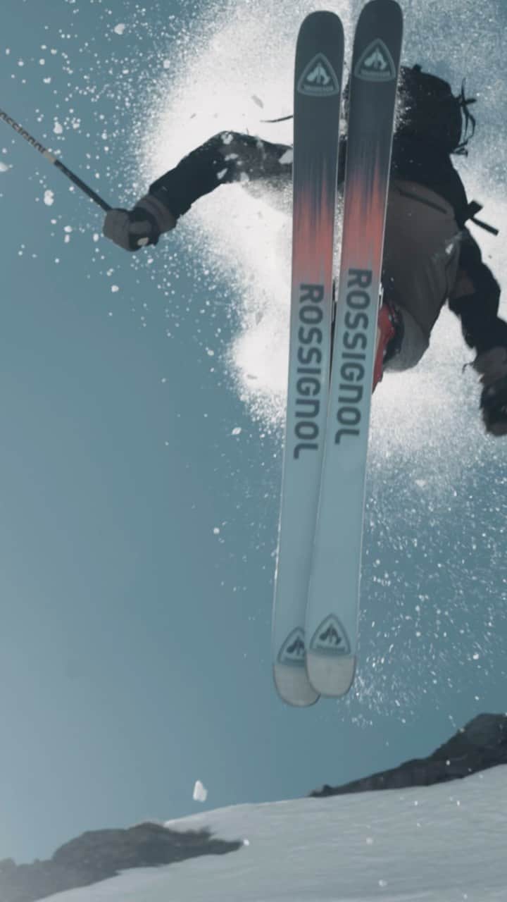 ロシニョールのインスタグラム：「Introducing the all-new Sender Free 110 💥  This ski is built to tackle anything you throw at him. With Air Tip Technology, Titanial underfoot, a progressive shape and Rosssignol’s patented Damp Tech, the Sender Free 110 is the perfect blend of fun and stability.  Any day, any terrain, any conditions, the Sender Free 110 is the answer. 🤘  #freeyourway #rossignolfreeride #winter  🎥 @ludochauchaix」
