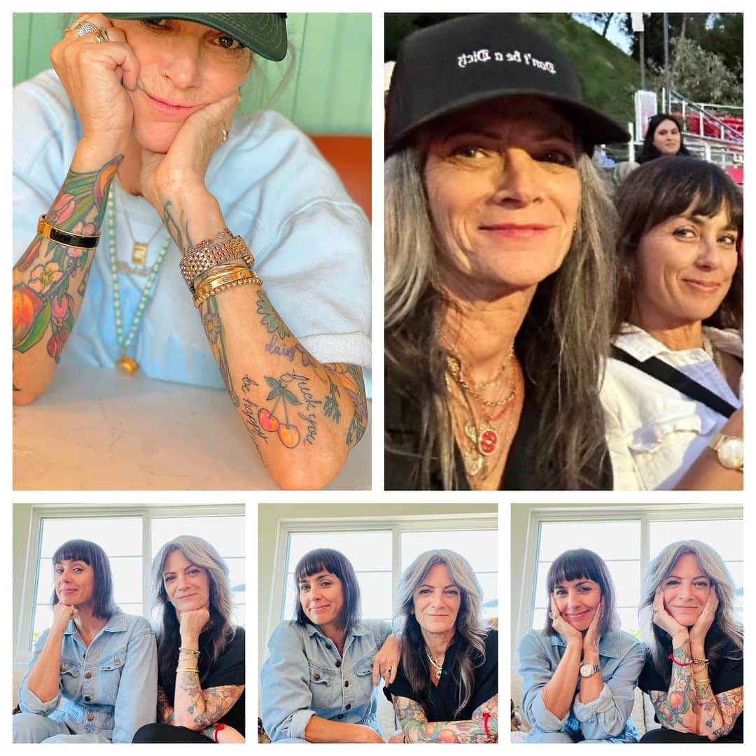 コンスタンス・ジマーのインスタグラム：「Three is a magic number…my dear friend, my 80 year old mom and my most recent friend and scene partner walk into a bar…#happybirthday magical humans! So grateful for what you bring into my life and to all those you come in contact with! (Ps if you don’t follow @welcometoheidi you’re missing out on some incredible insight into the wonderful world of being a woman getting older on their terms!)」