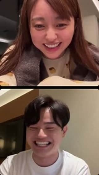 菊地亜美のインスタグラム：「てぃ先生と急遽コラボしたので アーカイブ残します🤣🤍」