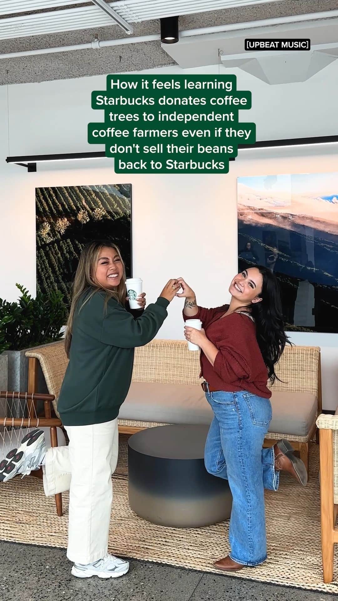 Starbucksのインスタグラム：「And that’s on open-source agronomy. ☕💚」