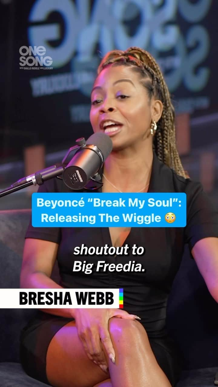 ブレシャ・ウェッブのインスタグラム：「this was the hardest episode to tape cuz Bresha had me in stitches the whole damn time 🤭… the Beyoncé “Break My Soul” episode of “One Song” special guest @BreshaWebb (“Love That Girl”, “Run The World”, “Marlon”)is out now on Spotify and Apple Podcasts, check it out! 🥰#beyonce #renaissance #onesong #interpolation #bigfreedia」