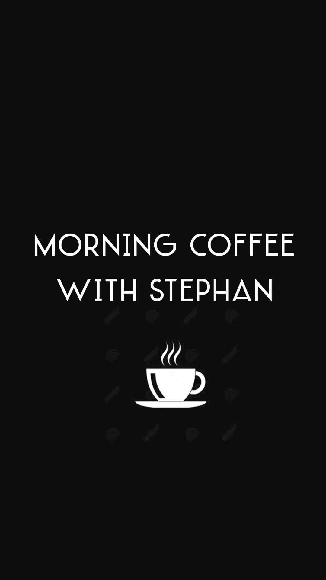 のインスタグラム：「It’s been a long week already. Caffeine up with Stephan」