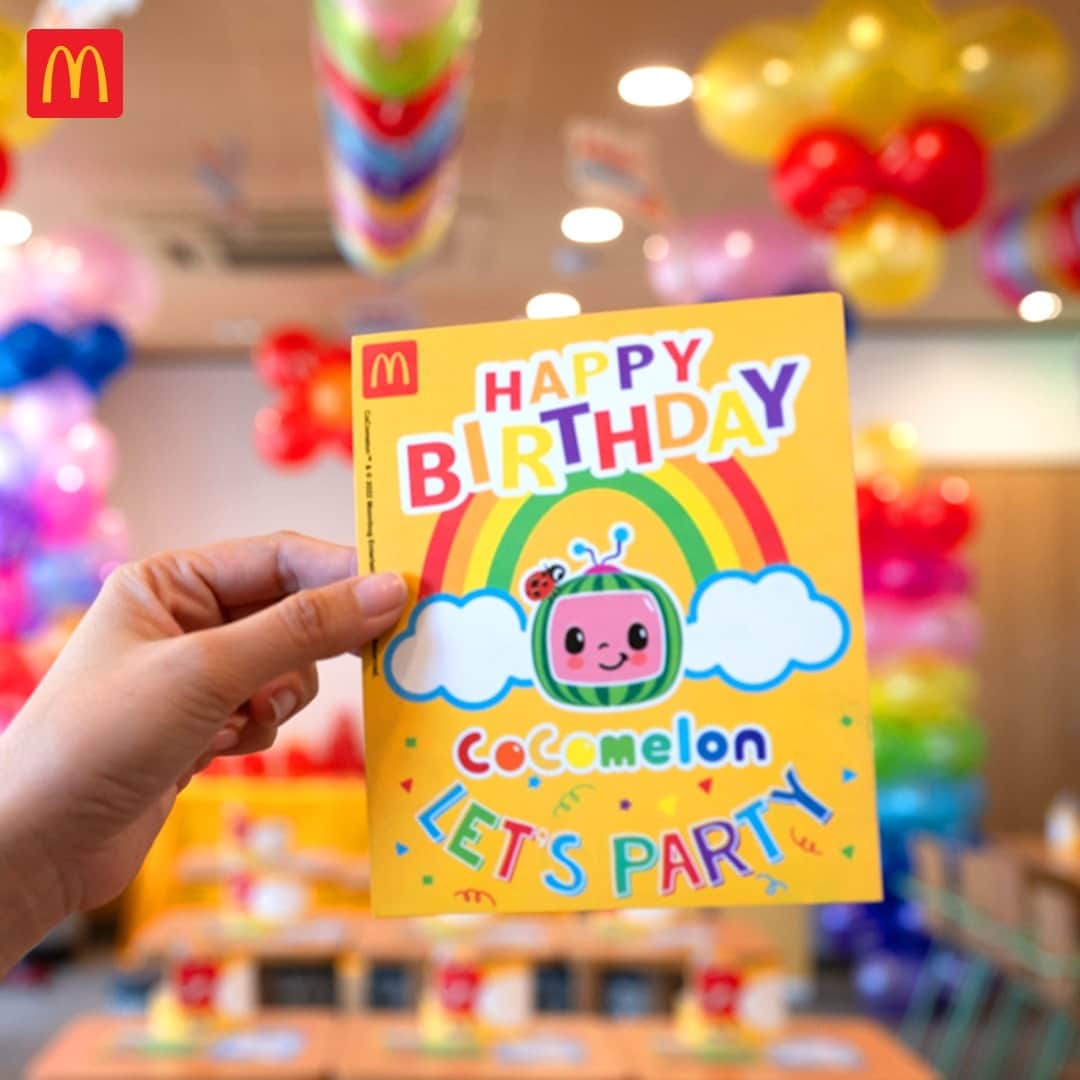 McDonald's Philippinesのインスタグラム：「Core memory: unlocked! 🔑 Book a sure-ball memorable Cocomelon McDo Celebration for your kiddo!」