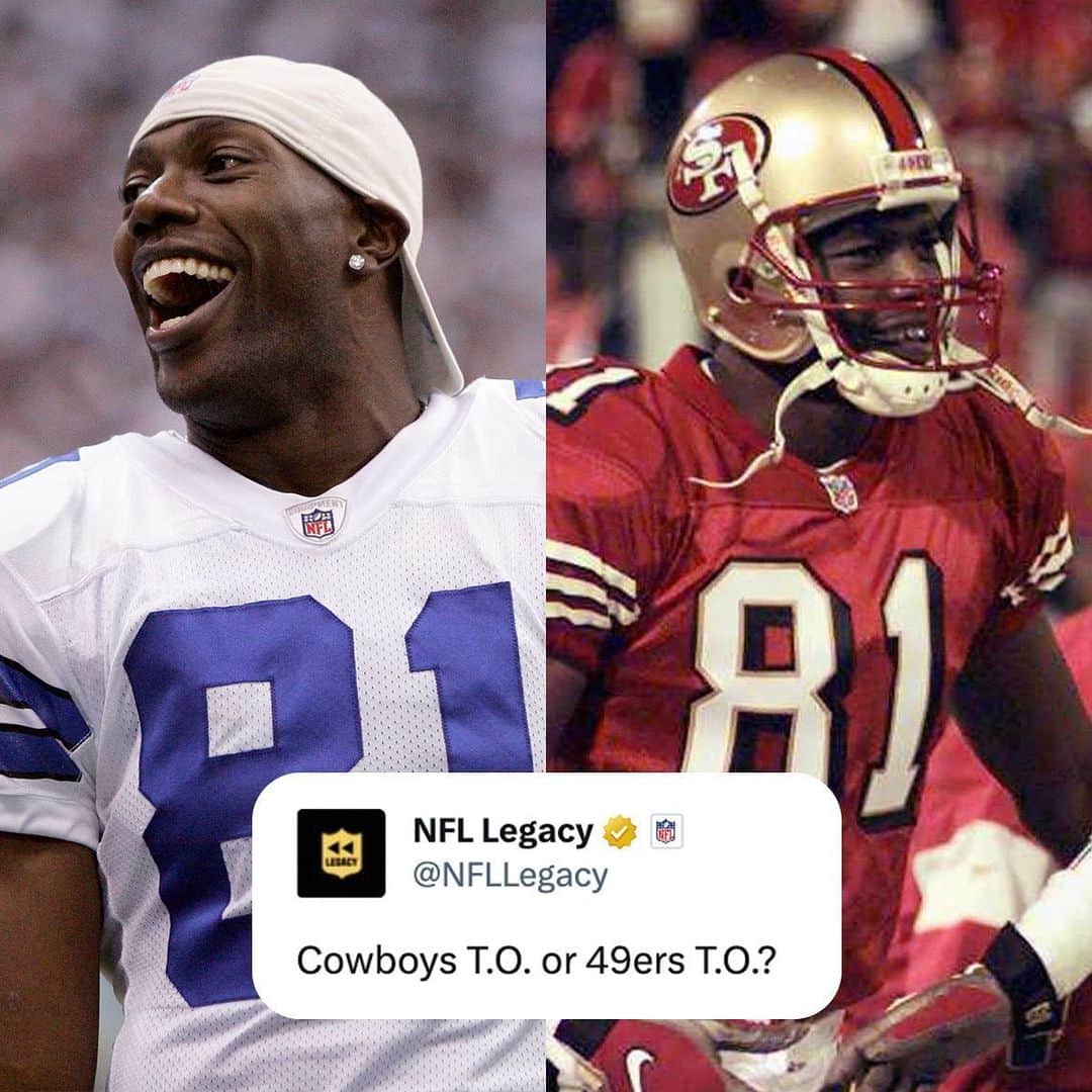 NFLのインスタグラム：「Which @terrellowens era do you remember most?  📺: #DALvsSF — Sunday 8:20pm ET on NBC 📱: Stream on #NFLPlus」