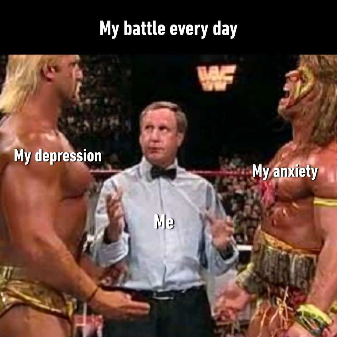 9GAGさんのインスタグラム写真 - (9GAGInstagram)「sometimes they both win - #battle #depression #anxiety #life #memes #9gag」10月6日 2時02分 - 9gag