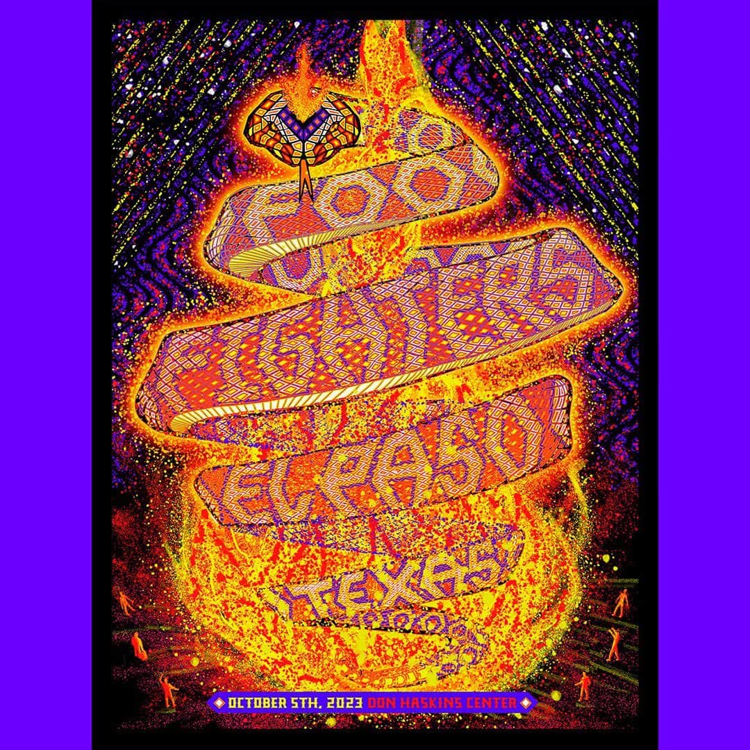 フー・ファイターズのインスタグラム：「EL PASO 💥 TONIGHT!   6:30pm  Doors Open 7:30pm  @thebreeders  9:00pm  #FooFighters   🖌 @brad.klausen」
