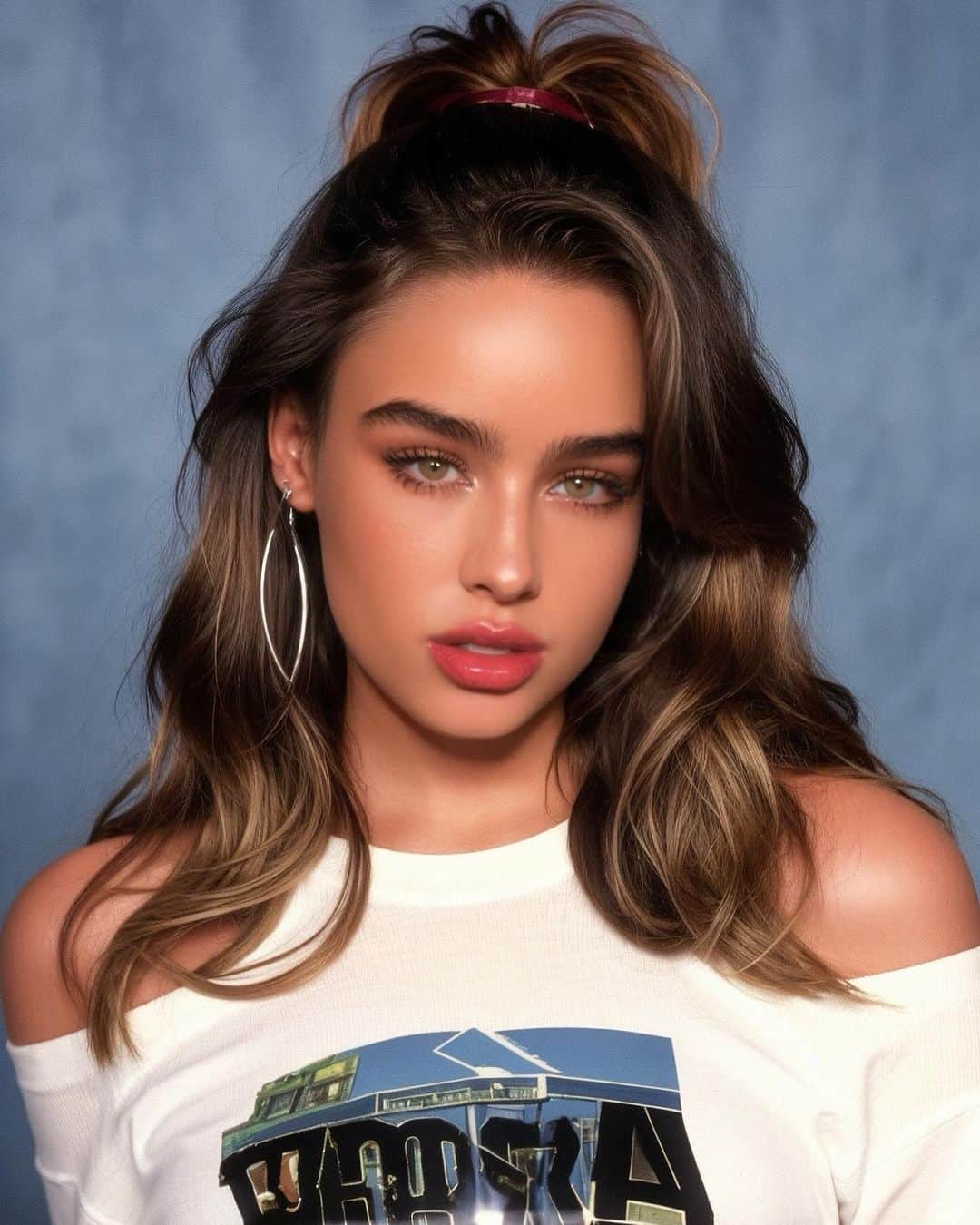 Sommer Rayのインスタグラム：「thank goodness for ai, i’ve always wanted yearbook pics 😂」