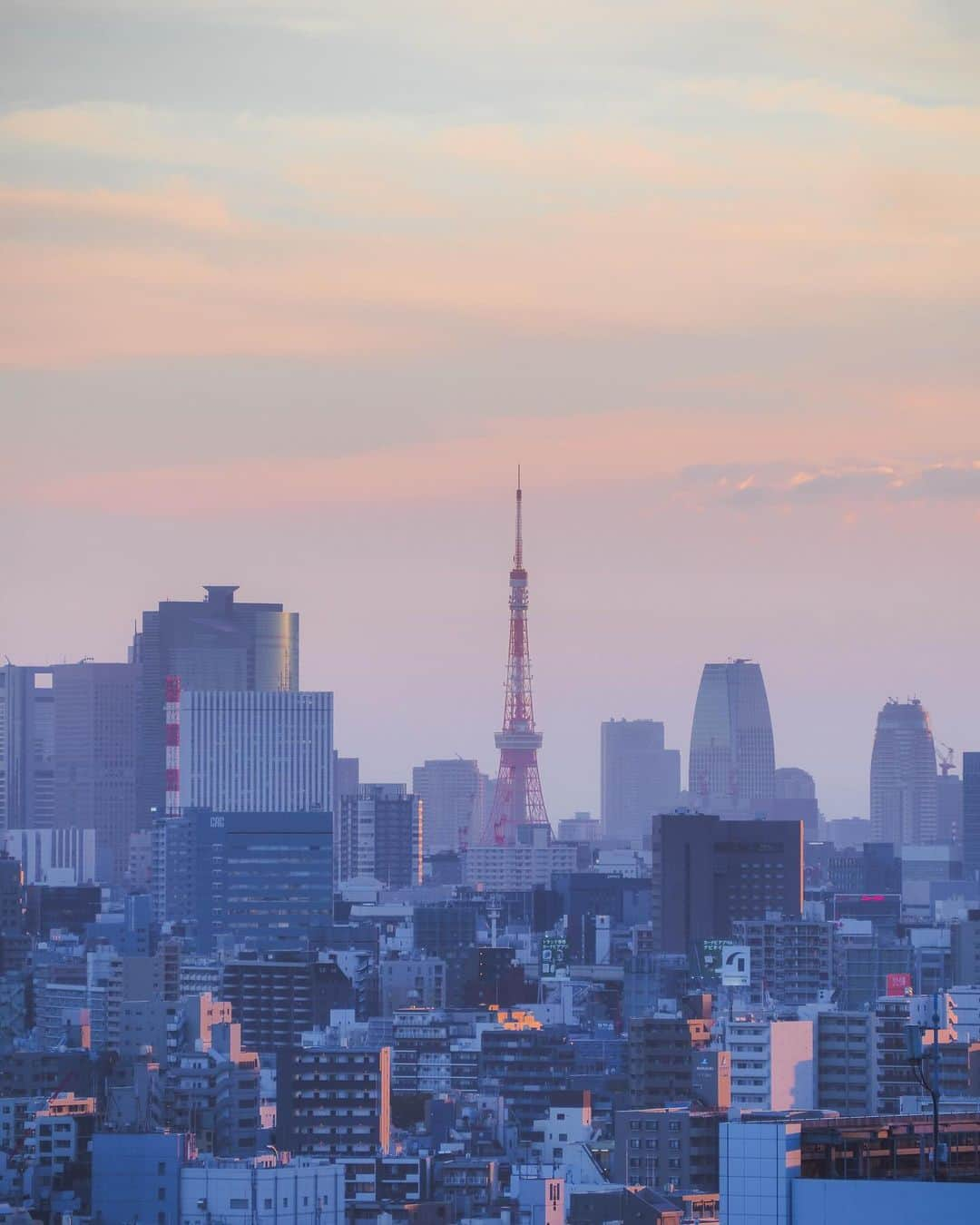 久林紘子さんのインスタグラム写真 - (久林紘子Instagram)「🗼 𝑉𝑖𝑒𝑤 𝑓𝑟𝑜𝑚 𝐿𝑂𝑇𝑇𝐸 𝐶𝐼𝑇𝑌 𝐻𝑂𝑇𝐸𝐿 𝐾𝐼𝑁𝑆𝐻𝐼𝐶𝐻𝑂  ⁡ ⁡ ⁡ 東京スカイツリーと東京タワーが見えるお部屋、 リュクシーから📸 ビルの側面に夕陽があたる、ほんの一瞬。 @lottecityhotel_kinshicho_tokyo  ———————————————————————— #東京タワーが見えるホテル #東京タワーが見える部屋 #東京タワー🗼 #東京タワー夜景 #tokyotower #ロッテシティホテル錦糸町 #ロッテホテル #lottehotelkinshicho #音と旅と株式会社 #TokyoFlamingo #olympusphotography」10月6日 14時56分 - rohicocco