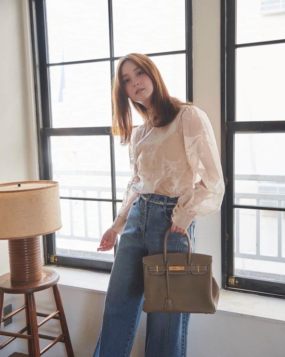 佐々木希さんのインスタグラム写真 - (佐々木希Instagram)「. 私服🫧  outfit #iNtimite bag #HERMES #PR  @intimite_onemile」10月6日 14時08分 - nozomisasaki_official