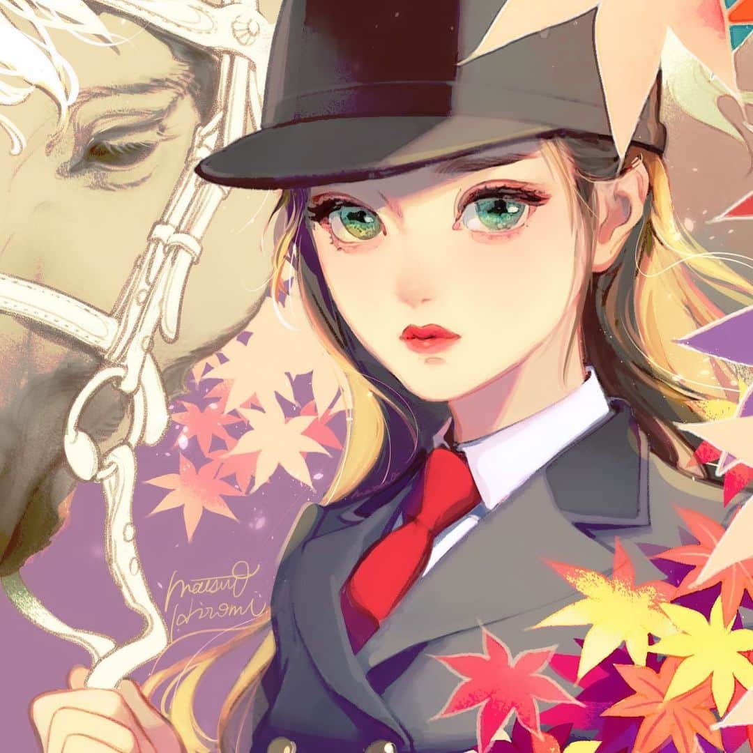 マツオヒロミのインスタグラム：「紅雀（吉屋信子 著）装画」