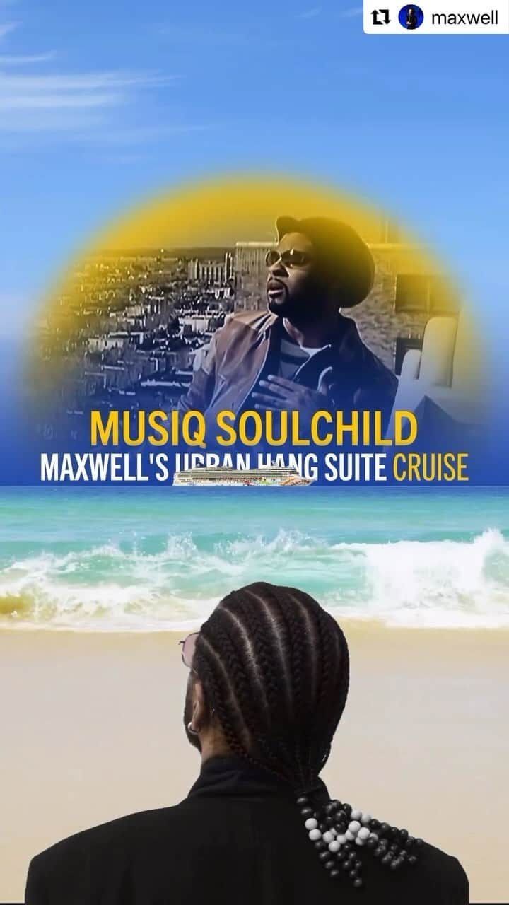 ミュージック・ソウルチャイルドのインスタグラム：「VALENTINES DAY WEEKEND 2024 ・・・ Join @Maxwell @MusiqSoulchild @RobertGlasper @Ledisi @SabrinaClaudio @LeelaJamesOfficial @SoGallant Valentines Day Weekend For The Maxwell’s Urban Hang Suite Cruise www.maxwellsurbanhangsuitecruise.com  See You There!! 🛳️🌊  #MaxwellsUrbanHangSuiteCruise #ValentinesDayWeekend2024」