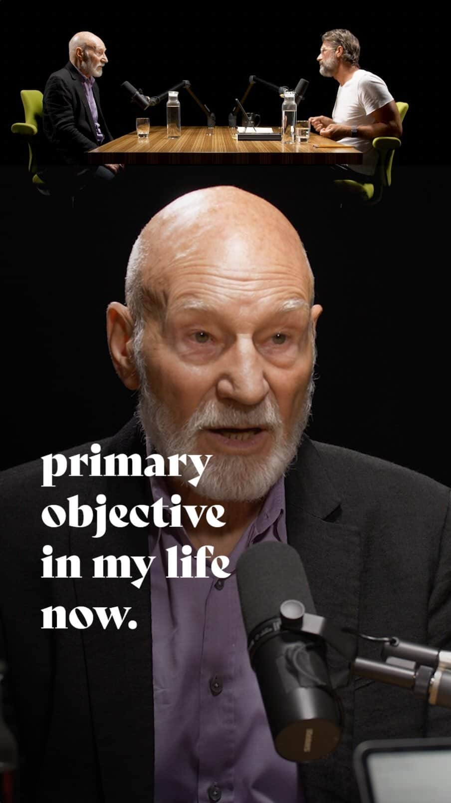 パトリック・スチュワートのインスタグラム：「“There are things I would like to say to my parents and my brothers that I never said. It makes me very sad that I never told them what they gave me.”  Meditations on vulnerability from this week’s guest, Sir Patrick Stewart...  A master storyteller, Sir Patrick shares tales from his humble beginnings, how theatre saved him, and how childhood trauma informed his career and led to his passion for mental health advocacy.  Episode 785.  Streaming everywhere you enjoy podcasts and also viewable on YouTube + Spotify.  🌱✌🏼 -Rich」