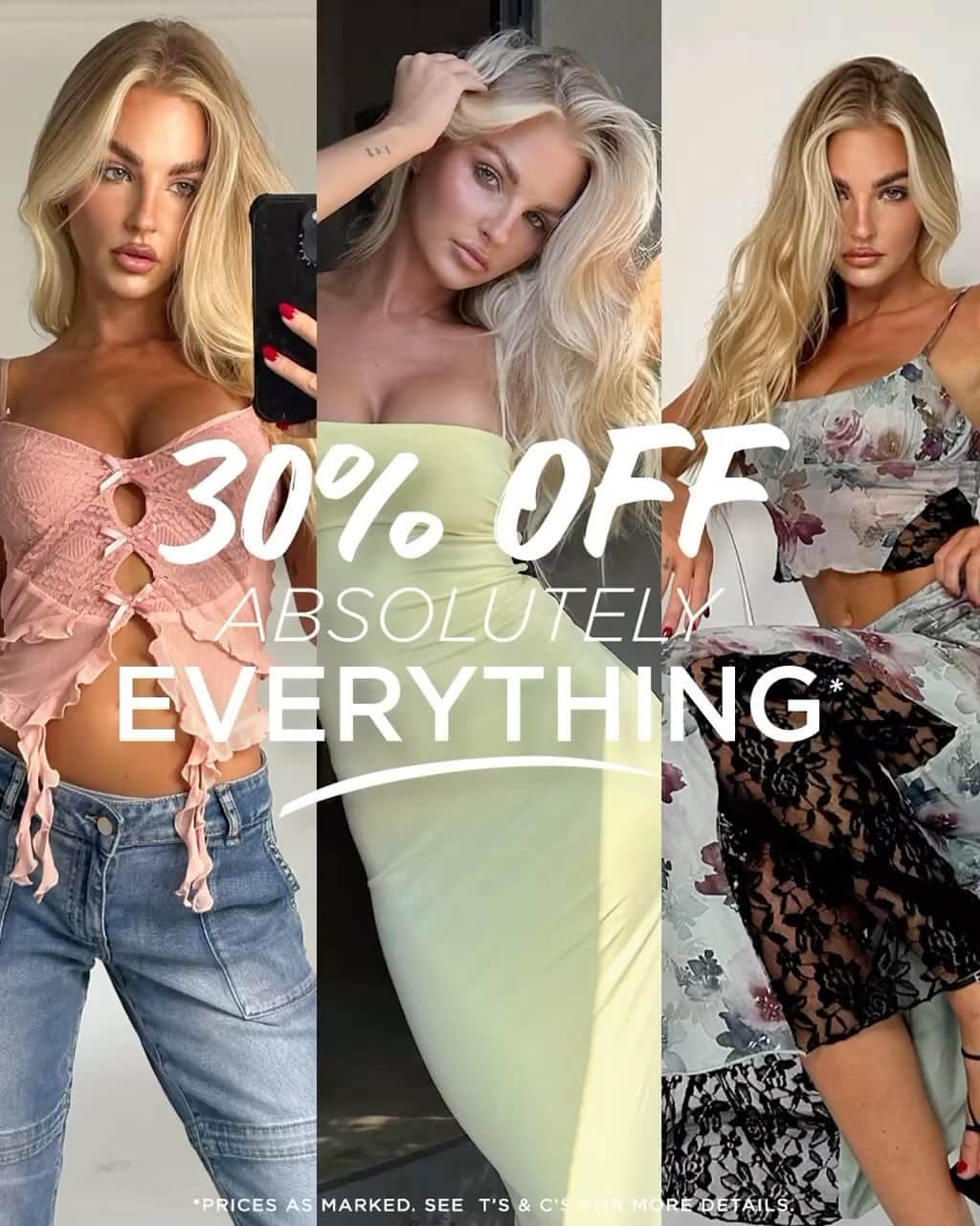 のインスタグラム：「PSA; 30% OFF STOREWIDE STARTS NOW!🚨Run to shop your favourites! 🏃‍♀️」