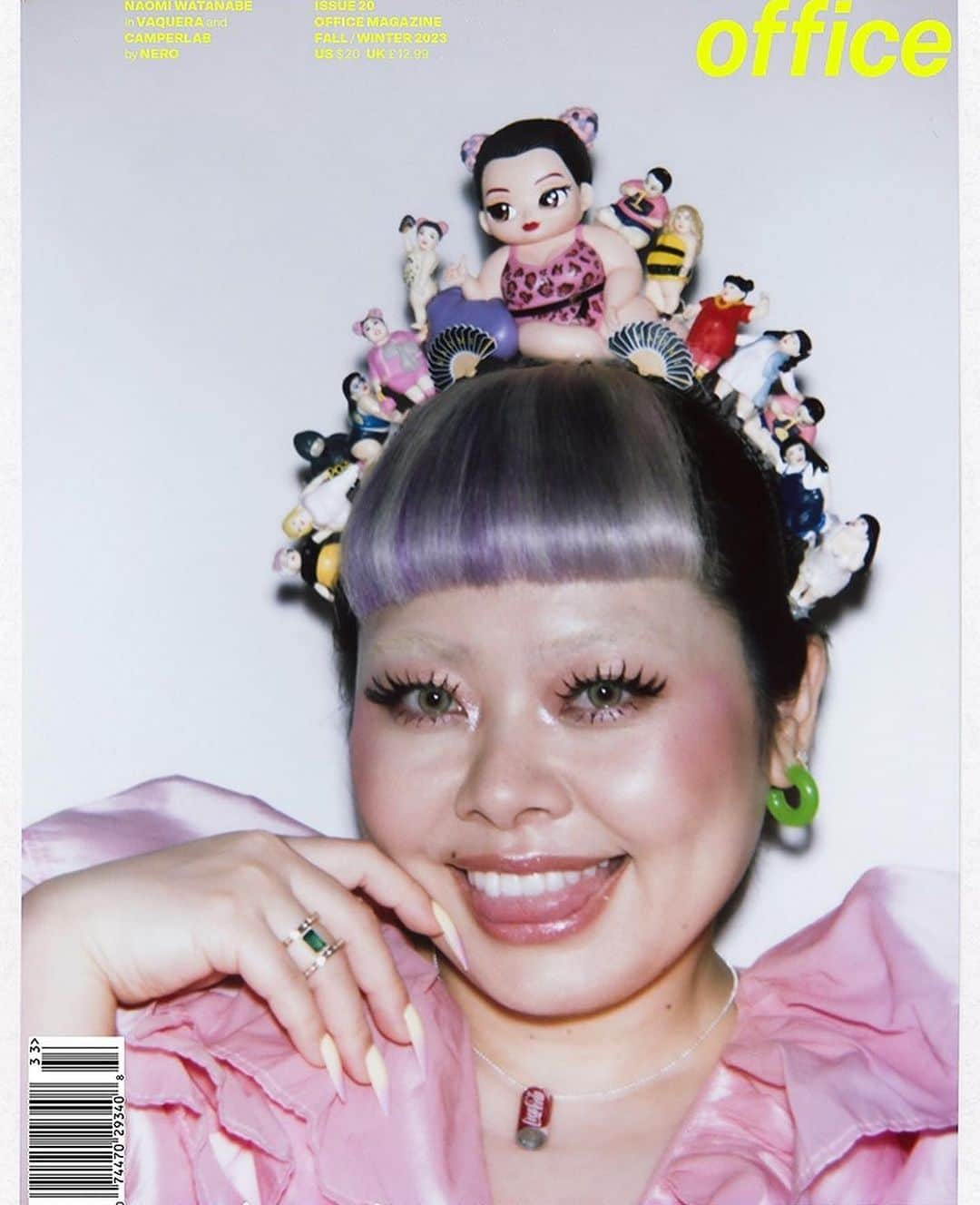 Mei Kawajiriのインスタグラム：「💅 for @watanabenaomi703 ❤️‍🔥❤️‍🔥❤️‍🔥 @officemagazinenyc cover 🔥💕💖 Congratulations for first cover as a” photographer @nerohair”❗️❗️❗️❗️❗️ 👏👏👏👏  Photographer @nerohair  Hair @nerohair  Make @ittts_sena  Stylist @john_colver  Nails @nailsbymei」