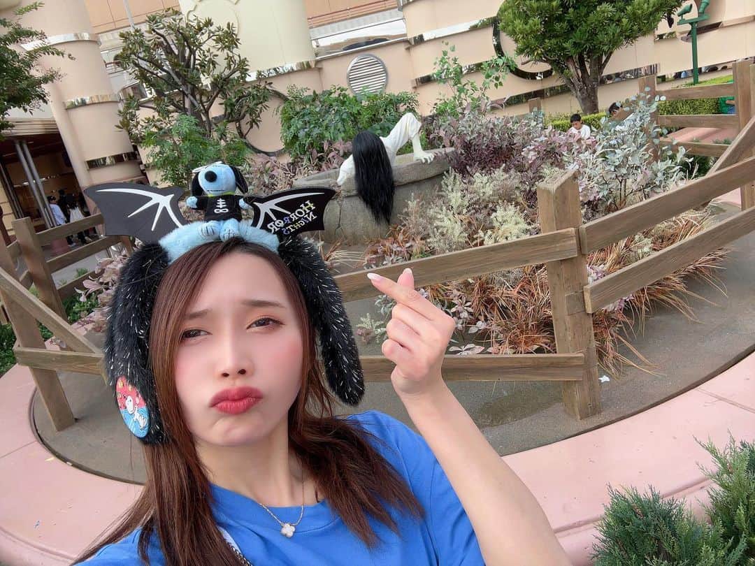 永原なつきのインスタグラム：「貞子とユニバとワンピ」