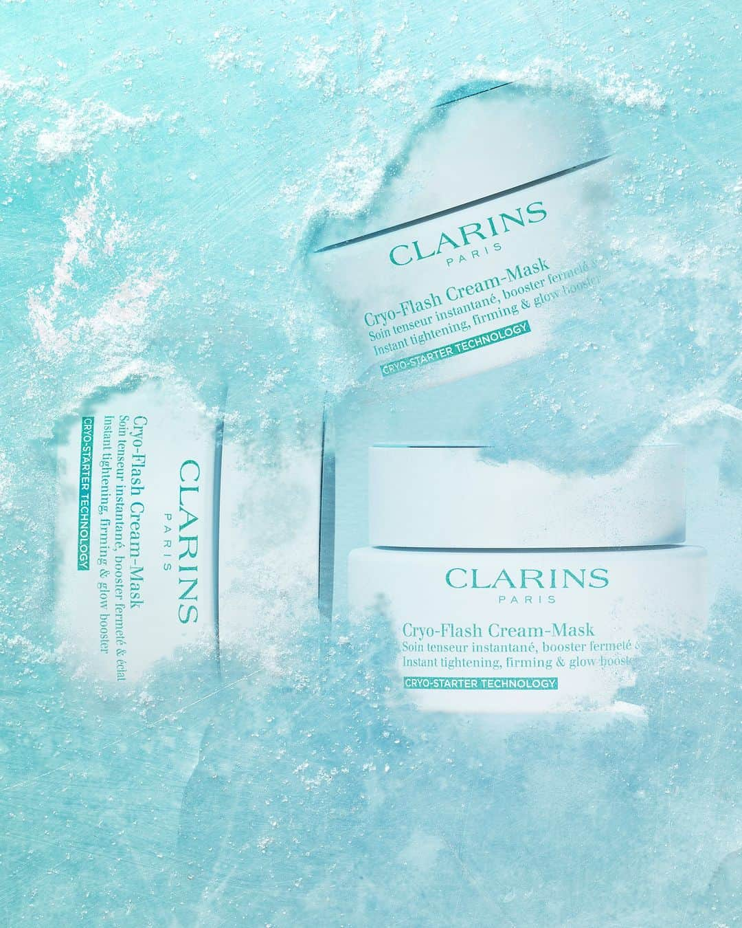 Clarins Méxicoさんのインスタグラム写真 - (Clarins MéxicoInstagram)「¿Lista para poner tu piel a prueba del frío? 🧊💙 Lógralo con Cryo-Flash Mask Cream. Su potente fórmula combina potentes activos como la molécula M.G.A. derivado de mentol y extracto de onagra bio,  para bajar -4°C la temperatura de la piel. ¿El resultado? Una piel más lisa, tonificada y luminosa desde la primera aplicación. 🥰 ¡Te juramos que está 🔥🔥! . . . . #new #crioterapia #cryotherapy #mask #mascarilla #clarins #Frio #Lanzamiento #antiaging #antiedad #skincare」10月6日 10時15分 - clarinsmx