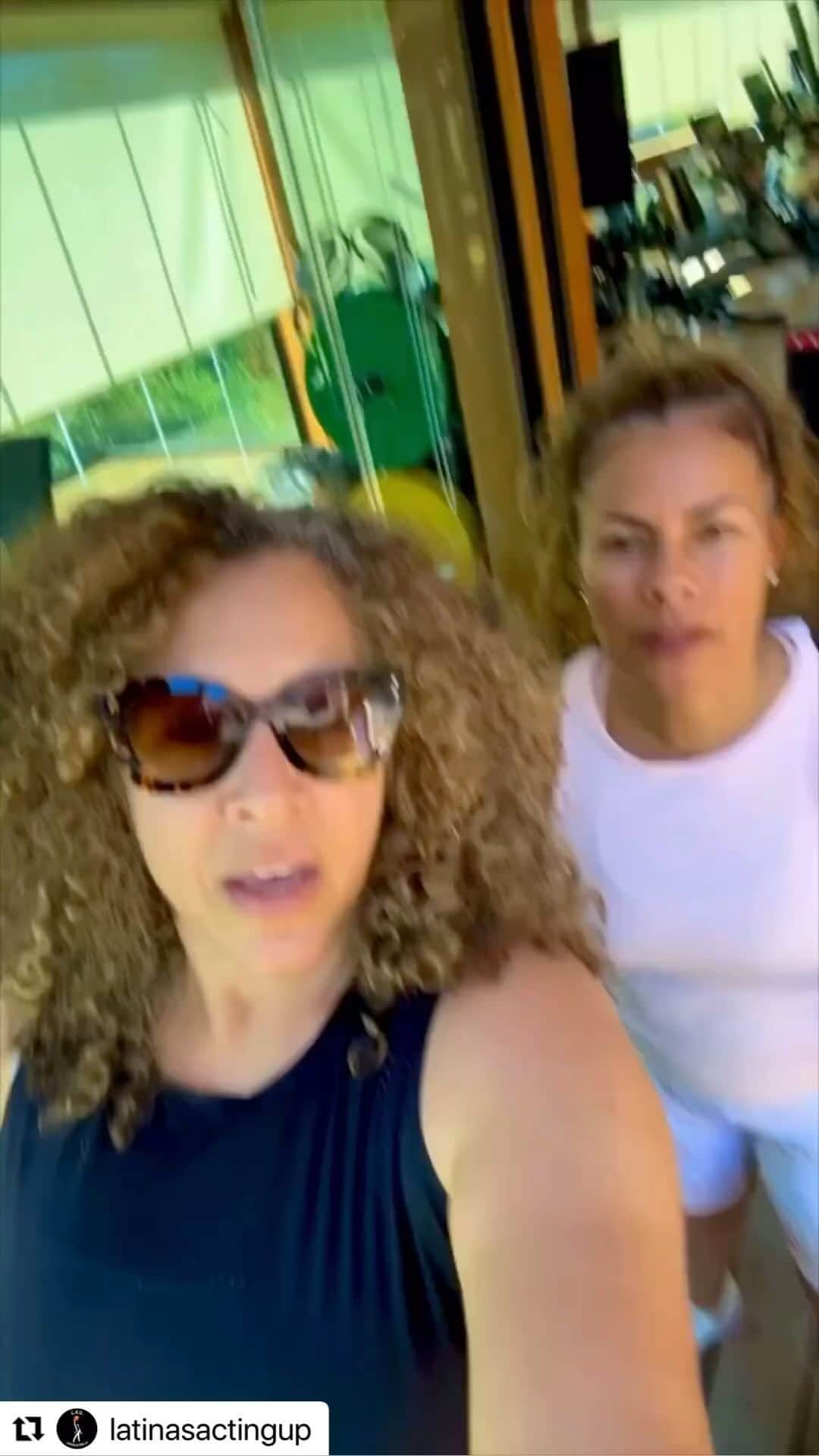 コンスタンス・マリーのインスタグラム：「This should be FUN!! @iamginatorres and I  (aka the substitute teachers) We’ll be fiiiiiiine… See ya on the picket line! ✨💪🏽😳🤣🙏🏽💃🏽🤣💃🏾💪🏽✨  . #Repost @latinasactingup  TOMORROW!!!!  You’ll be in *good hands!! DON’T miss out on the BREAKFAST TACOS!! With love from our hermana @evalongoria ✨❤️✨ 9:30 am  Disney Studios ALAMEDA GATE Burbank 91504」