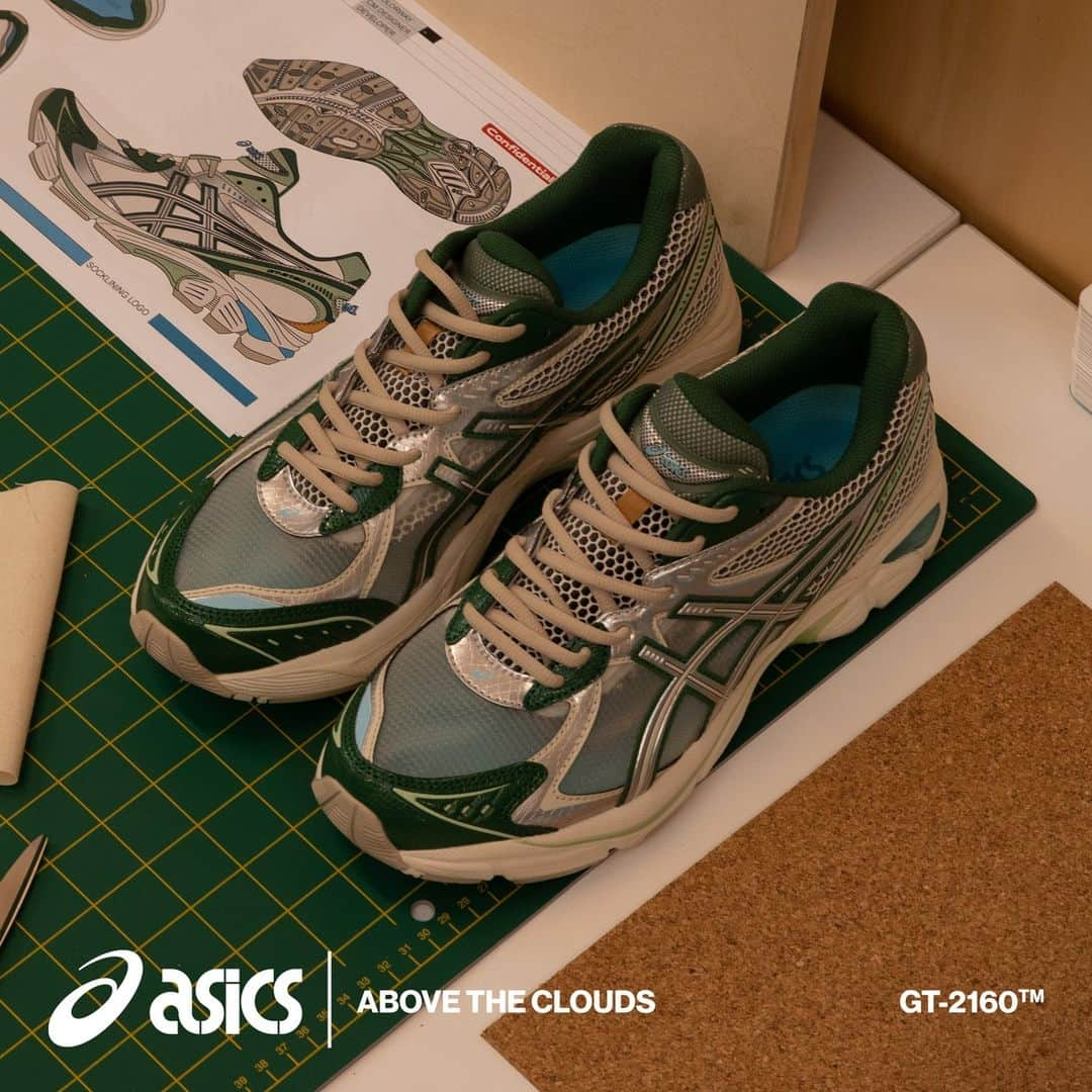 ASICS Tiger JAPANのインスタグラム：「. GT-2160 × ABOVE THE CLOUDS -CREAM/SHAMROCK GREEN  2023.10.13 一般発売開始  本日より、アシックス公式オンラインストアの抽選申込受付を開始しました。   詳細は、ハイライトの「GT-2160」からサイトをチェック。   ※応募受付期間：10/6(金)10:00～10/10(火)23:59 ※当選発表日：10/13(金)10:00より通知」