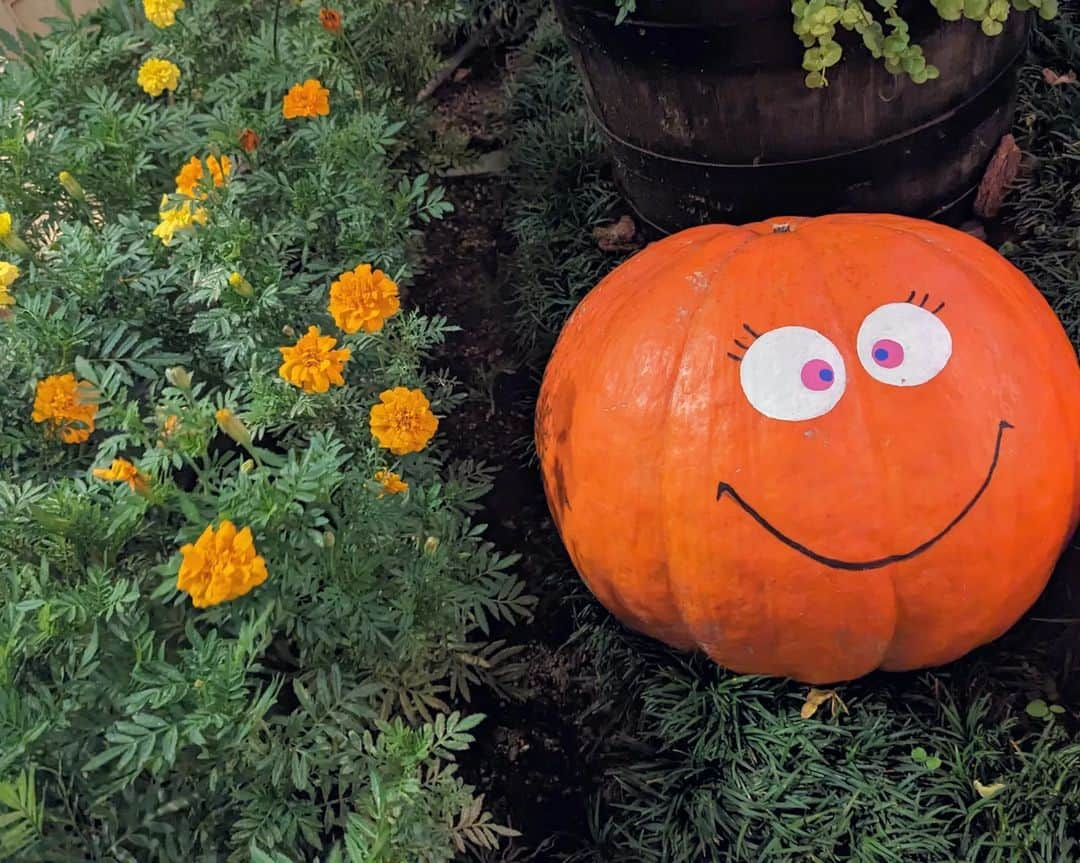 松山メアリのインスタグラム：「気がついたら10月🎃  肌寒くなってきたけど、 エアコンなしで過ごせるのが気持ちいい♪」