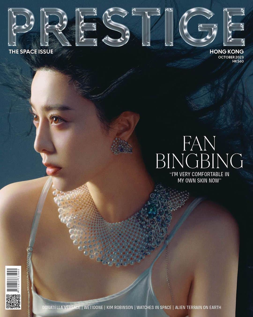 ファン・ビンビンのインスタグラム：「There was never anyone quite like Fan Bingbing before her and, truth be told, there’ll be no one quite like Fan after. The actress and fashion/beauty extraordinaire is one in a million – you can read our exclusive story with her in the link in bio. -⁠ Words: Stephanie Ip (@stephcureau)⁠ Photography: Issac Lam (@issaclam_)⁠ Photography producer: Hidi Lee⁠ (@hidiin) Art direction: Ip Siu (@ipsiu)⁠ Styling: Kim Bui Kollar (@aka.kimbui)⁠ Hair stylist: Eda Lee (@edajogo)⁠ Makeup artist: Bonnie Hu ⁠(@huyiyin8) Manicurist: Mei Mei Yeung⁠ (@lila0nail) Art team: Naomi Chui (@unbelievablena), Karina To (@karina_to_to_), Joan Leung⁠ (@joanyil) Project management: Alex Loong (@esteloong)⁠ Photography assistants: Jason Li (@jason6_17), Kiano ⁠(@kiano_) Styling assistants: Anna Lam (@kudoallll), Mason Wong⁠ (@massill_) Art direction assistant: Kumi Tong⁠ (@kumwtong) Graffer: Hsiao, TK, Fei Lung ⁠ Production assistants: MK Suen, Alvin Chu⁠ Jewellery: Mikimoto (@official_mikimoto) ⁠ Wardrobe: Kimhekim (@maison_kimhekim)  Special thanks: Artist Management Jersey Chong (@jerseychong) - #Prestige #PrestigeCover」