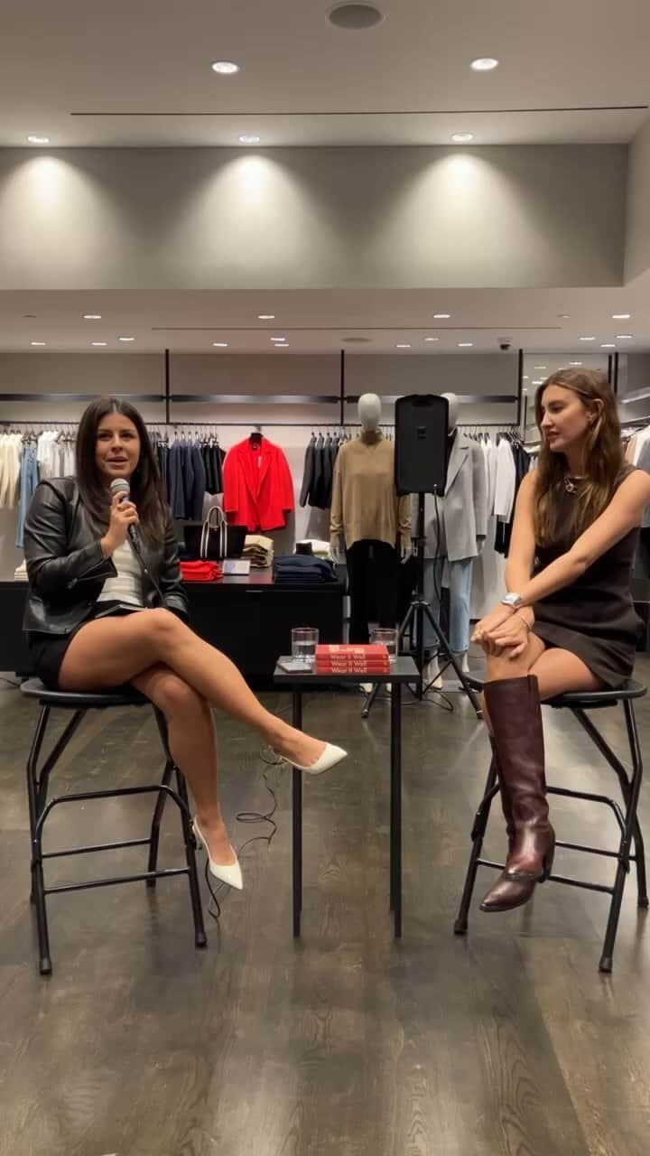 セオリーのインスタグラム：「Theory in conversation with Allison Bornstein at the Theory Brentwood Store.」