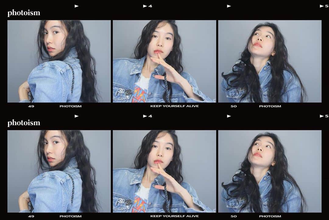 ロコのインスタグラム：「다들 나한테 파마했냐고 물어봤다? 아뇨 손님 ,이건 고데기에요 라고 해줬지 @naby2999 히 💆🏻‍♀️」