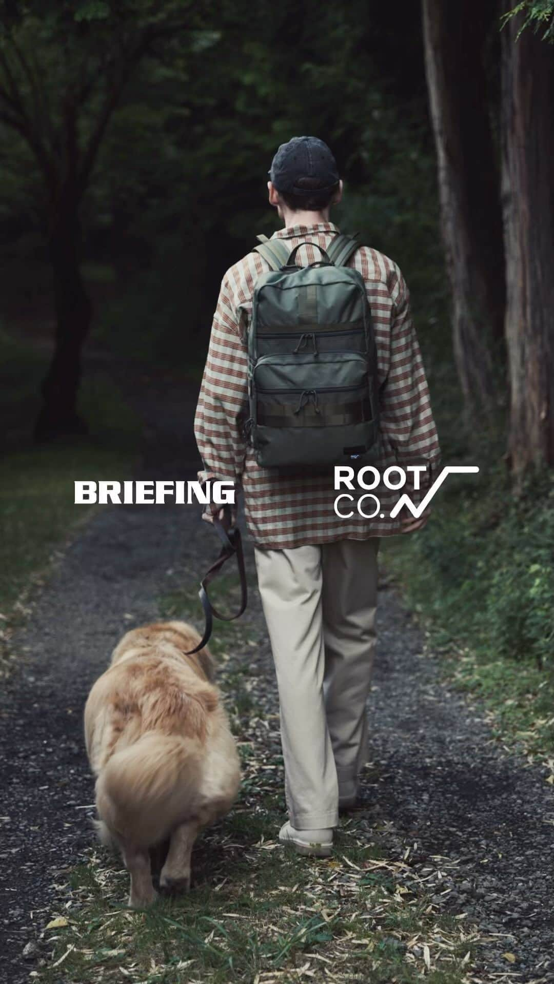 ROOT CO. Designed in HAKONE.のインスタグラム：「BRIEFING × ROOT CO. @briefing_official   「オンオフ垣根のない環境配慮型アイテム」をコンセプトに、BRIEFINGで展開しているバックパック・キーケース・コインパース・ポーチをデザインベースとした計4アイテムをラインナップ。 各種にBLACK・GRAY・KHAKIというBRIEFINGとROOT CO.ブランドに親和性の高いカラーを落とし込んでいます。 素材にはペットボトルなどのプラスチックを溶かし再生したリサイクルポリエステルを採用。 さらに、全てのアイテムに使用しているDカンはROOT CO.支給のパーツに変更するなど、コラボレーション気分を高める仕様にしています。  #briefing #rootco #root_co #hakone」