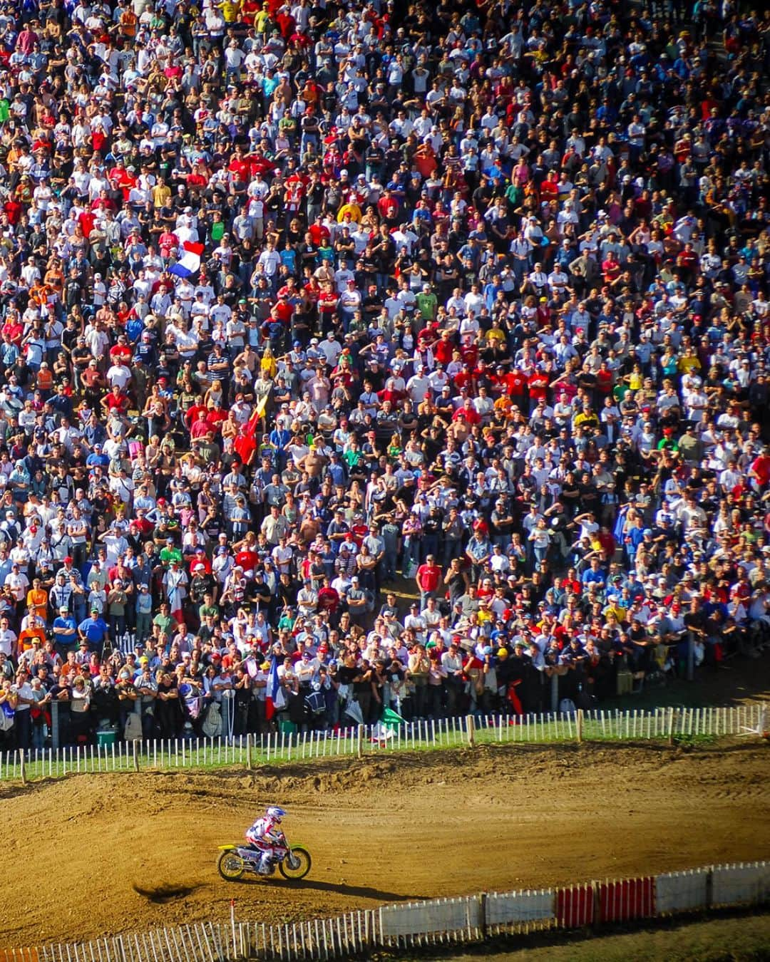 リッキー・カーマイケルさんのインスタグラム写真 - (リッキー・カーマイケルInstagram)「MXoN Flashback: Ernée, France, Sept. 25, 2005. Ricky Carmichael (1-1), Kevin Windham (3-5) and Ivan Tedesco (6-17) beat France and Belgium to retake the Motocross of Nations title for the first time since 2000.   📸 realstevecox   The ‘05 MXoN was the closing achievement of Carmichael’s first season with American Suzuki and a deal he signed 18 months before this race. Find “The Greatest Gamble in Motocross” at We Went Fast or search “We Went Fast” wherever you listen to podcasts.  RC 2005 Season Snapshot  Supercross wins: 7/16  Supercross Podiums: 16/16  Motocross wins: 12/12  Motocross moto wins: 22/24  MXoN: 1-1 in MX1  The MXoN is in Ernée again this weekend! Reported crowd was 35,000 in 2005 and we hope it’s even bigger for Aaron Plessinger, RJ Hampshire and Christian Craig.  Go TEAM USA!  #MXoN2023 #TeamUSA #rickycarmichael #kevinwindham #ivantedesco #wewentfast」10月7日 0時15分 - rickycarmichael