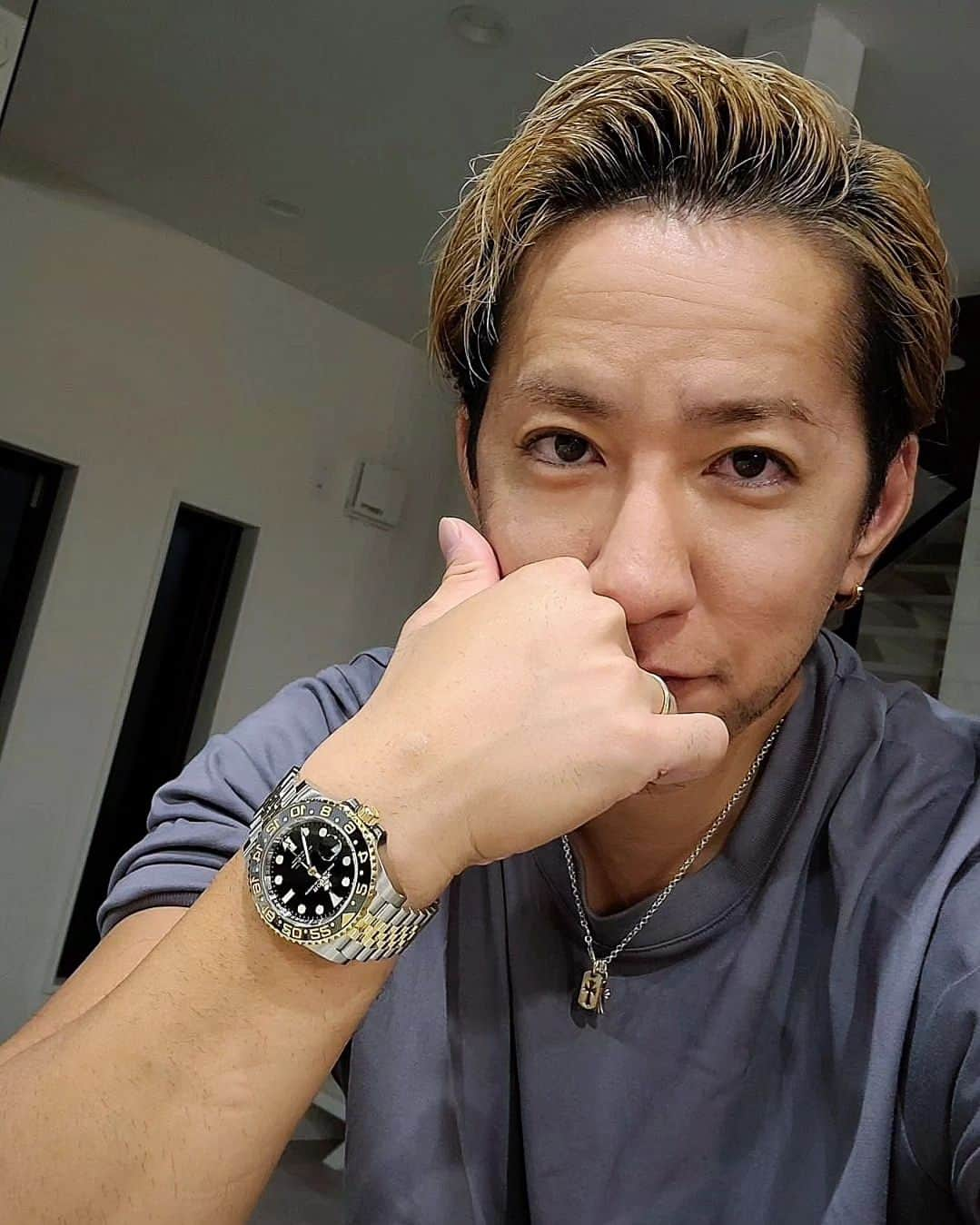 松本拓馬さんのインスタグラム写真 - (松本拓馬Instagram)「NEW⌚ #gmtmaster2  欲しかったYGコンビ、ありがとうございます🫢  #rolex」10月6日 23時02分 - takuma_matsumoto_