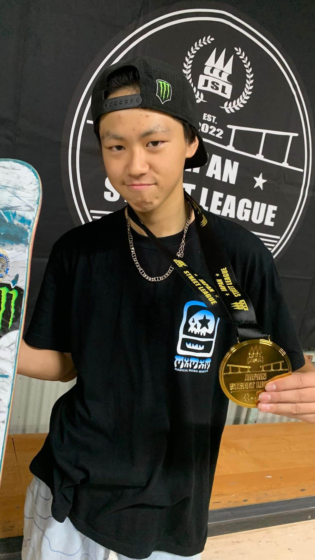 フジテレビ「スケートボード」のインスタグラム：「🇯🇵 @0228toa JapanStreetLeague🥇 Oct.1st, 2023 ⁡ #ToaSasaki #佐々木音憧 #日本から世界へ #タンパ組もやっちゃって #skateboard #skateboarders」