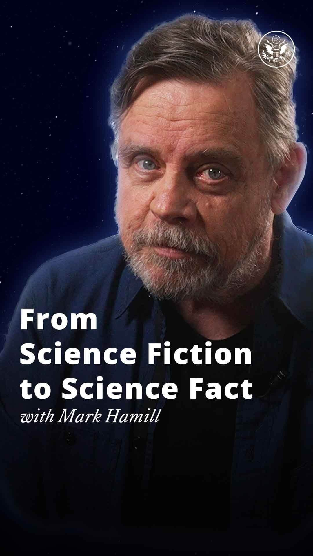 マーク・ハミルのインスタグラム：「Science fiction is becoming jaw-dropping fact, largely thanks to collaboration among many nations. Launch into a real-life space adventure with @MarkHamill, who played Luke Skywalker in Star Wars, in our latest digital story: http://stories.state.gov/space」