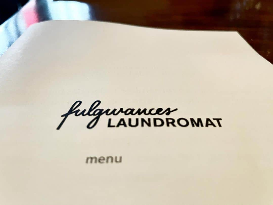 Monday満ちるのインスタグラム：「Any time @soilpimp posts about a restaurant he loves, I pay attention, and @fulgurances_laundromat has been on my wishlist for some time, particularly the chef who is currently there till the end of this month, #galenkennemer. Fantastic dishes, pleasing both visually and to the palette, ingredients treated with the full force of maximized taste to the inch of their lives, thoughtful and perfect wine pairing, incredibly attentive and wonderful staff. So grateful! #fbf」