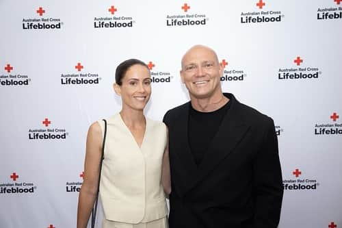 マイケル・クリムのインスタグラム：「I look back at the past week with so much appreciation and gratitude for all the support, generosity and curiosity shown by everyone sharing our message. Finishing the week with a beautiful luncheon surrounded by loved ones, friends and the @lifebloodau family was a perfect way to end an incredible week. #lifeblood」