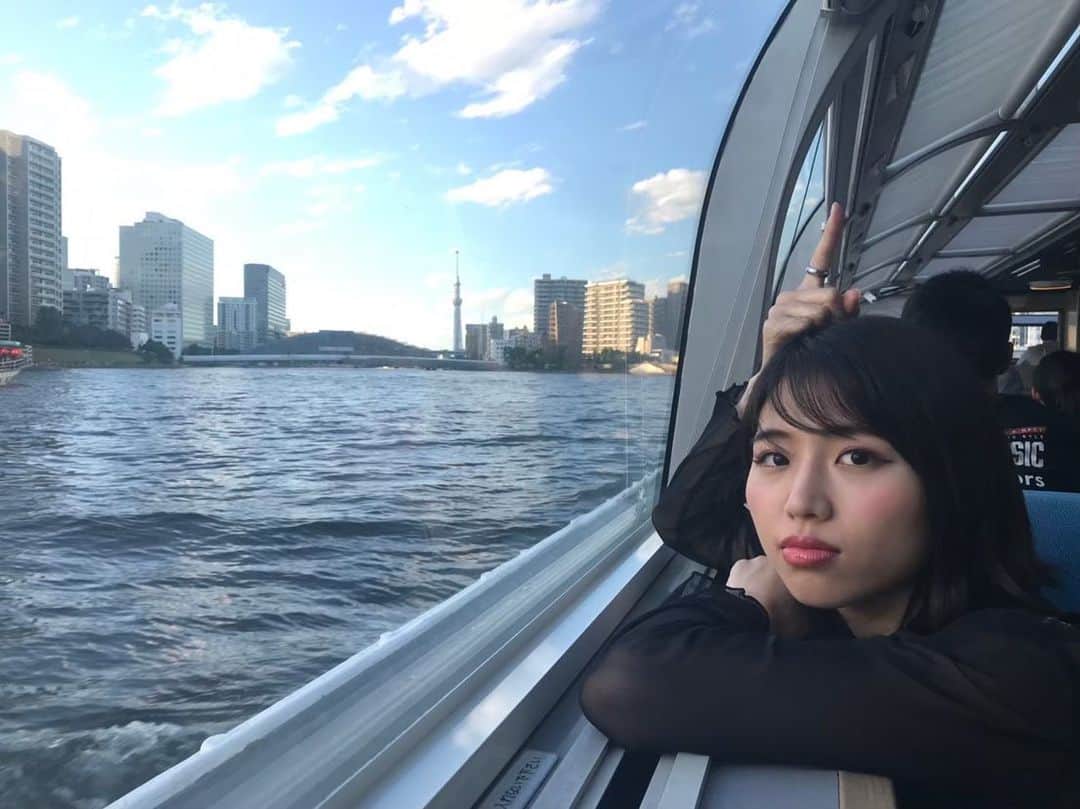 のインスタグラム：「車酔いは世界選手権に出られそうだけど、船には強いんだよなー」