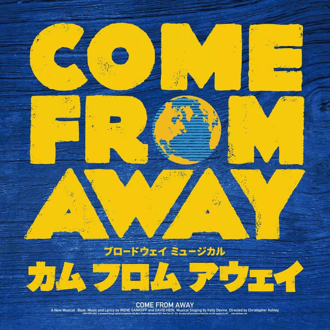 栗山絵美のインスタグラム：「🌏情報解禁🌏 【 COME FROM AWAY】 (カムフロムアウェイ) に スタンバイキャストとして 参加致します。  (※スタンバイキャストとは、エマージェンシー時に備えるキャストの事です。 通常時は出演致しません。 )  先日、翻訳/訳詞検討会で全曲歌いました…素晴らしく。凄まじい作品。 作品にすっかり心掴まれ、終わってからも音楽が頭の中に流れています。 お稽古始まるのがとても楽しみです！」