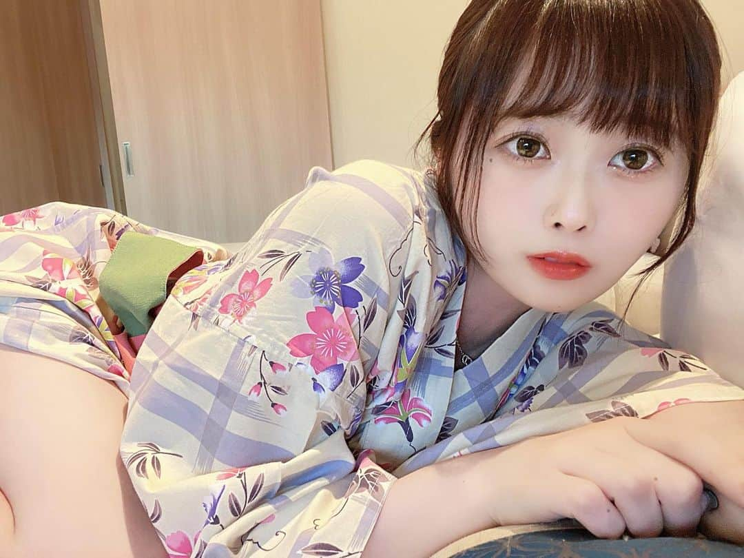 白瀬あかりのインスタグラム：「浴衣👘💓」