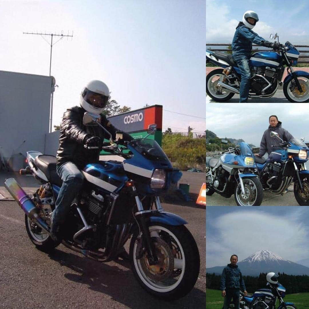 島津健太郎さんのインスタグラム写真 - (島津健太郎Instagram)「昔の写真を見てたらバイク欲しくなって来た…  #バイク #大型自動二輪 #zrx1100 #懐かしい #欲しい #富士山 #ツーリング #雨でも #いつでも #どこでも」10月6日 18時06分 - k_super_xtreme