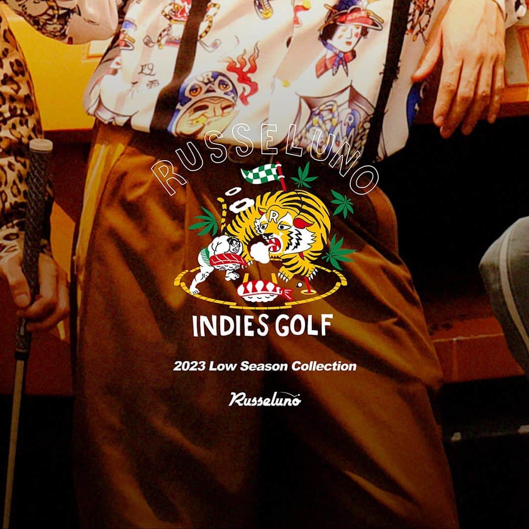 のインスタグラム：「2023 Low Season ''INDIES GOLF''   #russeluno #ラッセルノ」