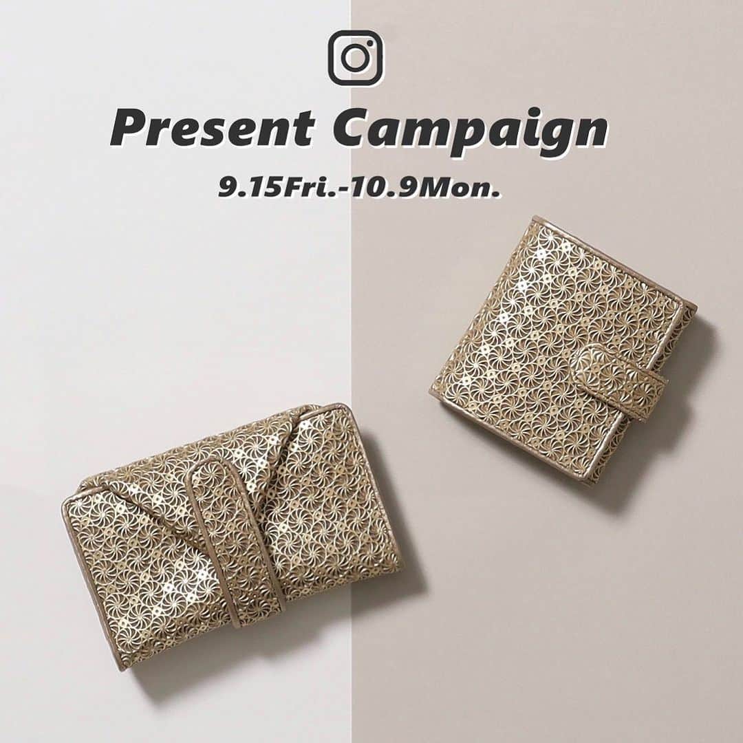 ヒロコハヤシのインスタグラム：「■Present Campaign開催!! ■ ⁡ 9.15 Fri.-10.9 Mon. ⁡ @hiroko_hayashi_official を応援いただいているみなさまへの日ごろの感謝を込めて、 人気のミニ財布を抽選で6名さまへプレゼントいたします! ⁡ 「あなたはどっちのミニ財布派?」 ⁡ ヒロコ ハヤシで大人気の【MINIMO】と【薄型二つ折り財布】 どちらも甲乙つけがたい人気ですが、あなたはどちらの財布派？ ⁡ Instagram STORYSで意識調査を行います。 あなたが支持する財布に投票して応募完了!  ⁡ 期間中はランダムにSTORYSをUPしますのでこまめにチェックしてみてくださいね。 ⁡ 【賞品および当選者数】 ヒロコ ハヤシで大人気の6型を各1名様へ、合計6名さまへプレゼント。 シリーズのどちらかにご応募できます。 ⁡ ■GIRASOLE ゴールドより ✔︎薄型二つ折り財布　or ✔︎マルチ財布“MINIMO”  ⁡ ■DAMASCOダークグレーより ✔︎薄型二つ折り財布 or ✓✔︎マルチ財布“MINIMO”  ⁡ ■OTTICAホワイトより ✔︎薄型二つ折り財布 or ✔︎マルチ財布“MINIMO”  ⁡ 【応募期間】 9月15日(金)~10月9日(月) 23:59まで ⁡ 【応募方法】  ✔︎本アカウント@hiroko_hayashi_official をフォロー ✔︎下記の「注意事項」をお読みいただき、  ✔︎期間中、ランダムにUPされる「STORYS」をチェック  ✔︎欲しい商品に投票!  ✔︎DMを受け取れる設定になっていることを確認 ⁡ 【ご当選について】  発表方法:厳正なる抽選により当選された方には10月13日(木)以降にダイレクトメッセージをお送りします。 記載されたURLに必要情報を入力してく ださい。メッセージの期限までに入力がない場合は無効となります。  賞品の発送にはワールドプレミアムクラブへの会員登録およびヒロコハヤシのオフィシャルメールマガジンの購読が必要です。 ⁡ ⁡ 【注意事項】 ・偽アカウントから「当選通知」が送られる被害が増加しております。 10月13日(木)より前に当選通知をお送りすることは絶対にございませんのでご注意ください。  •Instagramのダイレクトメッセージで個人情報を聞き出したり、クレジットカードで決済を求めるような事は絶対にいたしません。  •本キャンペーンはどなたでも何度でもご応募可能ですが、当選はおひとり1様回までとなります。  •ご当選者にはInstagramでダイレクトメッセージをお送りします。  •メッセージの期限までに指定の情報の返信がない場合は、当選は無効となります。  •「@hiroko_hayashi_official」のフォローを解除するとダイレクトメッセージの送信ができなくなり、当選は無効となります。  •お使いの端末のInstagramの通知設定(プッシュ通知)をオンにしてください。  •ご当選者への賞品の発送にはワールドプレミアムクラブへの会員登録が必要となります。(登録費・年会費無料) ・ワールド プレミアムクラブとは(株)ワールド の約2500の店舗とオンラインストアで使える無料サービスです。 ・賞品の発送は日本国内に限ります。 ・本キャンペーンはInstagramが支援、運営、関与するものではありません。  •本キャンペーンが合理的に予測、あるいは管理不能な事態に陥った場合、キャンペーン主催者はキャンペーン期間中であっても本キャンペーン を中止する権利を有します。またこの場合、キャンペーン主催者はいかなる人に対しても責任をおうものではありません。  •キャンペーン参加者の個人情報を、同意なしに業務委託先以外の第三者に開示•提供することはございません。(法令により開示を求められた場 合を除く) ・本キャンペーンに参加することにより、キャンペーン参加者は本利用規約を受け入れたとみなされます。」