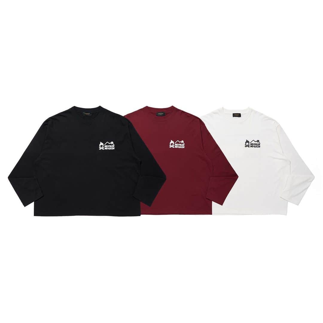 のインスタグラム：「24karats×数原龍友 コラボレーション第4弾 NO PAIN NO GAINアイテムラインナップ公開！  NPNG Patch Logo LS Tee PRICE：￥7,920 COLOR：White, Black, Maroon SIZE：M/L/XL  ■販売日 10月28日(土)、29日(日)  ■開催時間 11:00-18:00  ■販売場所 the 508 山梨県南都留郡山中湖村平野508-113  24KARATS ONLINE STORE https://verticalgarage.jp/NPNG_2023  イベント期間の10月28日(土)～29日(日)24karats ONLINE STOREでもアパレル商品の販売致します。 ONLINE STOREでの販売は10月28日(土)12:00から販売致します。  ■販売日 10月28日(土)、29日(日)  ■開催時間 11:00-18:00  ■販売場所 the 508 山梨県南都留郡山中湖村平野508-113  ■イベント入場について 今回イベント会場が遠方になる為、チケット当選者の方へ往復バスチケットのご案内を別途させて頂きます。 ※往復バスチケットは数に限りがございますので予めご了承ください。 ※往復バスチケットは別途料金が発生いたします。  ■ticketbook受付期間 10月6日(金)15:00～10月9日(月・祝)23:00  詳細につきましてはticketbookをご確認下さい。 https://uat.e-ticketbook.com/nopain-nogain/2310-tb/  @generations_official @24karatsofficial  #24karats #数原龍友 #generations #nopainnogain」