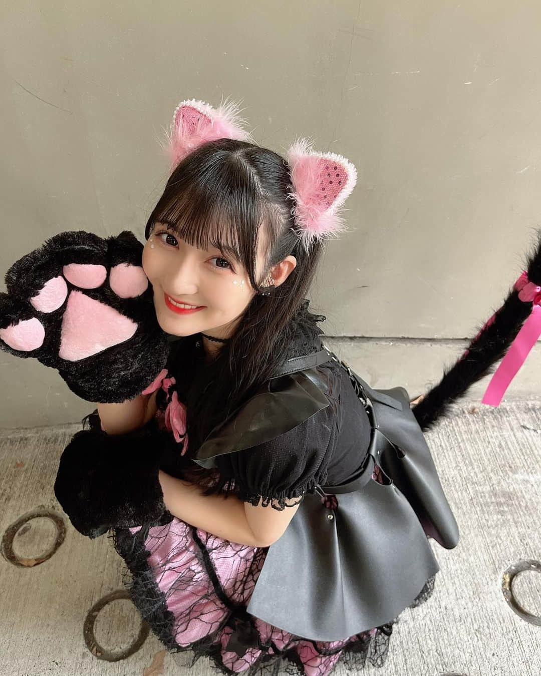 今村麻莉愛さんのインスタグラム写真 - (今村麻莉愛Instagram)「. 🐈‍⬛🎀」10月6日 18時39分 - maria_0914_