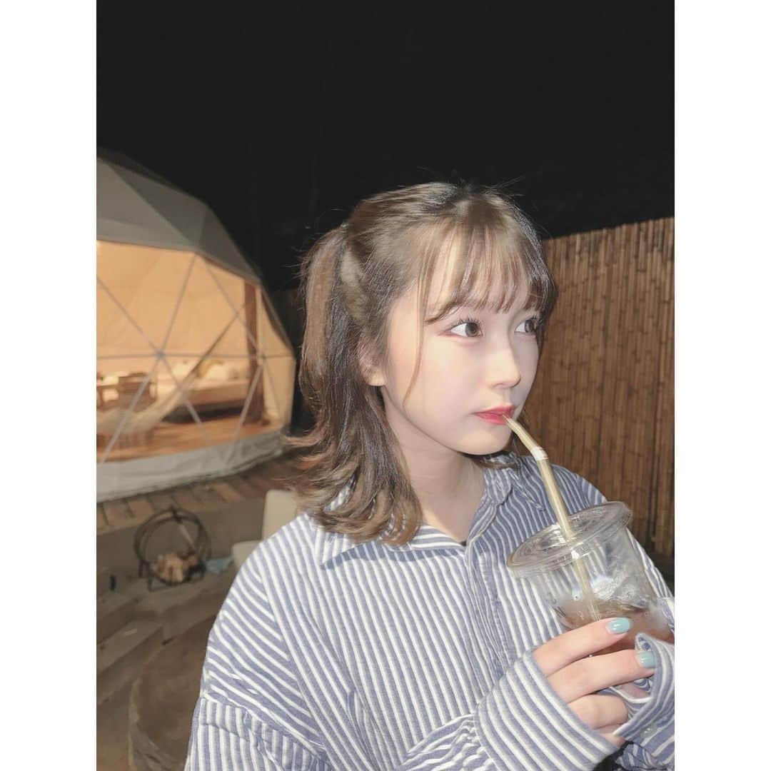 中川美優のインスタグラム：「夏の終わりのグランピング」