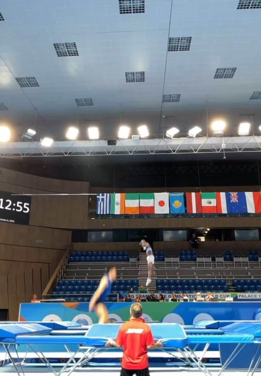 堺亮介のインスタグラム：「Last training day🔥  あとは思い切りいくだけ。  #トランポリン #trampoline #gymnastics #gymnast #ワールドカップ #w杯 #worldcup #ブルガリア #bulgaria #ヴァルナ #teamjapan」