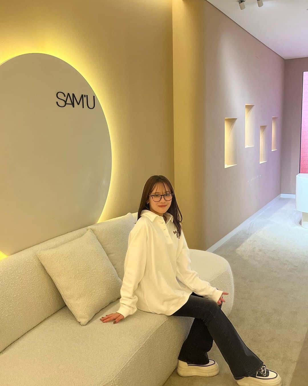 白河芹さんのインスタグラム写真 - (白河芹Instagram)「韓国のSAM'U本社にお邪魔しました🫧♡」10月6日 19時04分 - seri_shirakawa
