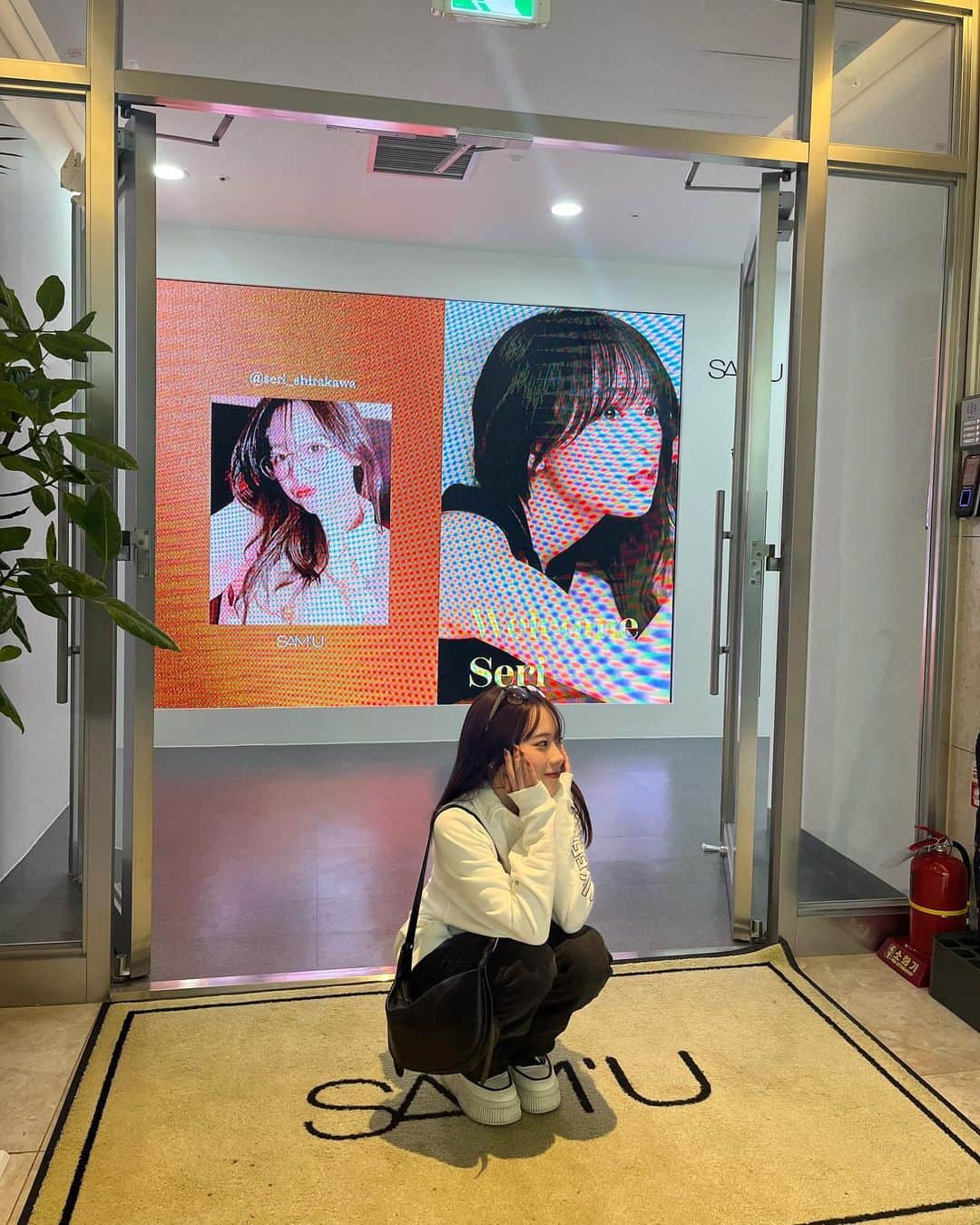 のインスタグラム：「韓国のSAM'U本社にお邪魔しました🫧♡」