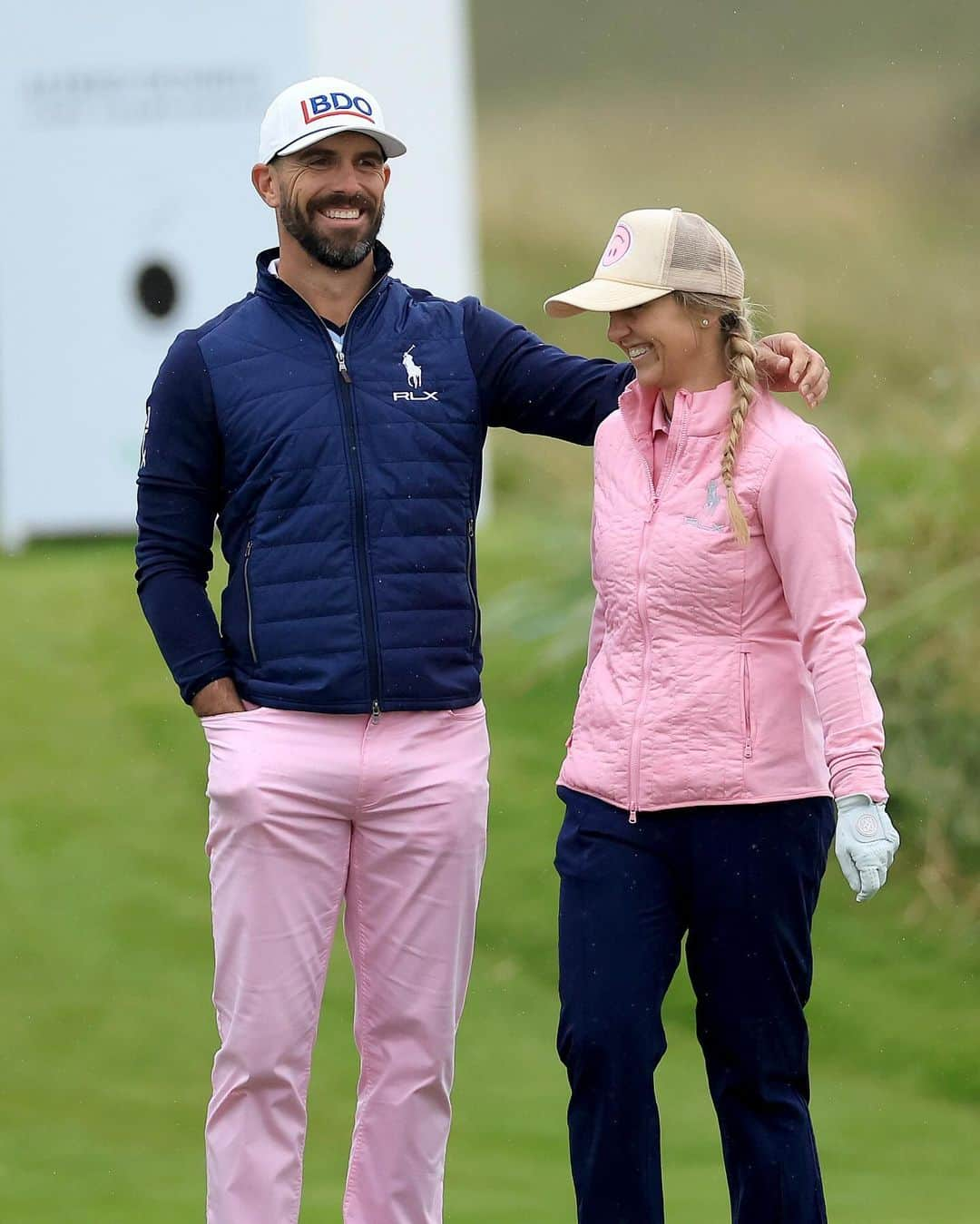 ビリー・ホースケルさんのインスタグラム写真 - (ビリー・ホースケルInstagram)「Billy and Brittany, the first husband and wife to tee it up together on Tour. #dunhilllinks」10月6日 19時05分 - billyho_golf