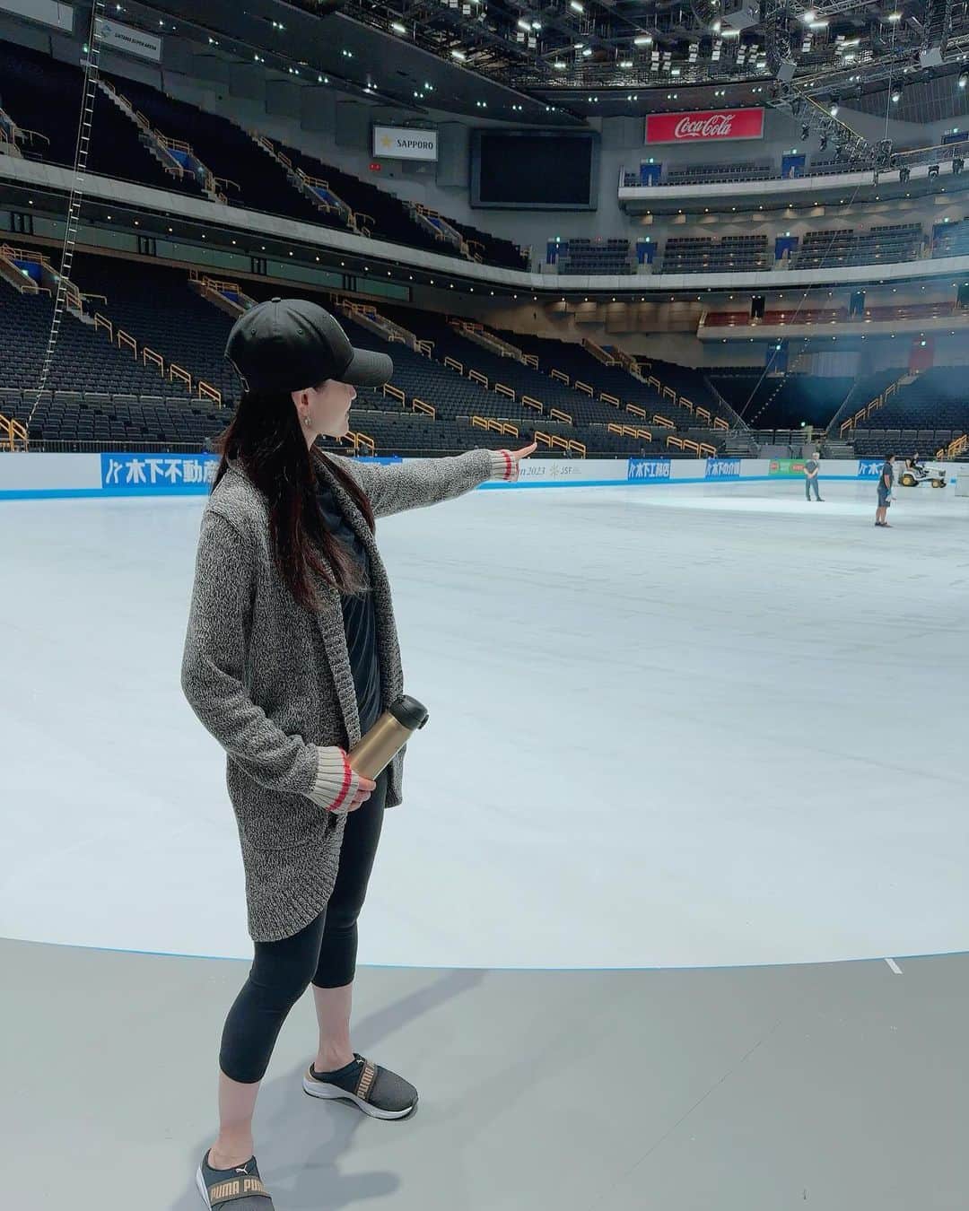 荒川静香のインスタグラム：「🐧🧊Saitama super arena ⛸️」