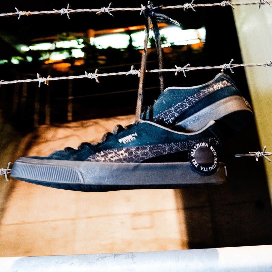 KICKS LAB. [ Tokyo/Japan ]のインスタグラム：「PUMA l "SUEDE SKATE NITRO DIASPORA" Black l Available on the October 7th in Store and Online Store. #KICKSLAB #キックスラボ」