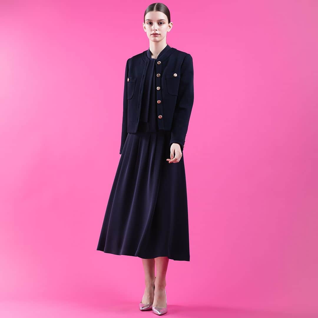 Double Standard Clothingのインスタグラム：「. NEW ARRIVAL CORCOVADO 2023 WINTER COLLECTION  [OUTER] CORCOVADO / レガラート ヘビーミラノリブジャケット price. 71,500円(税込) color. ラベンダー / ネイビー size. 36 / 38  ------------------------------------------ #doublestandardclothing #tokyo #corcovardo #DSC #sov #nightstore #fashion #ootd #2023winter」