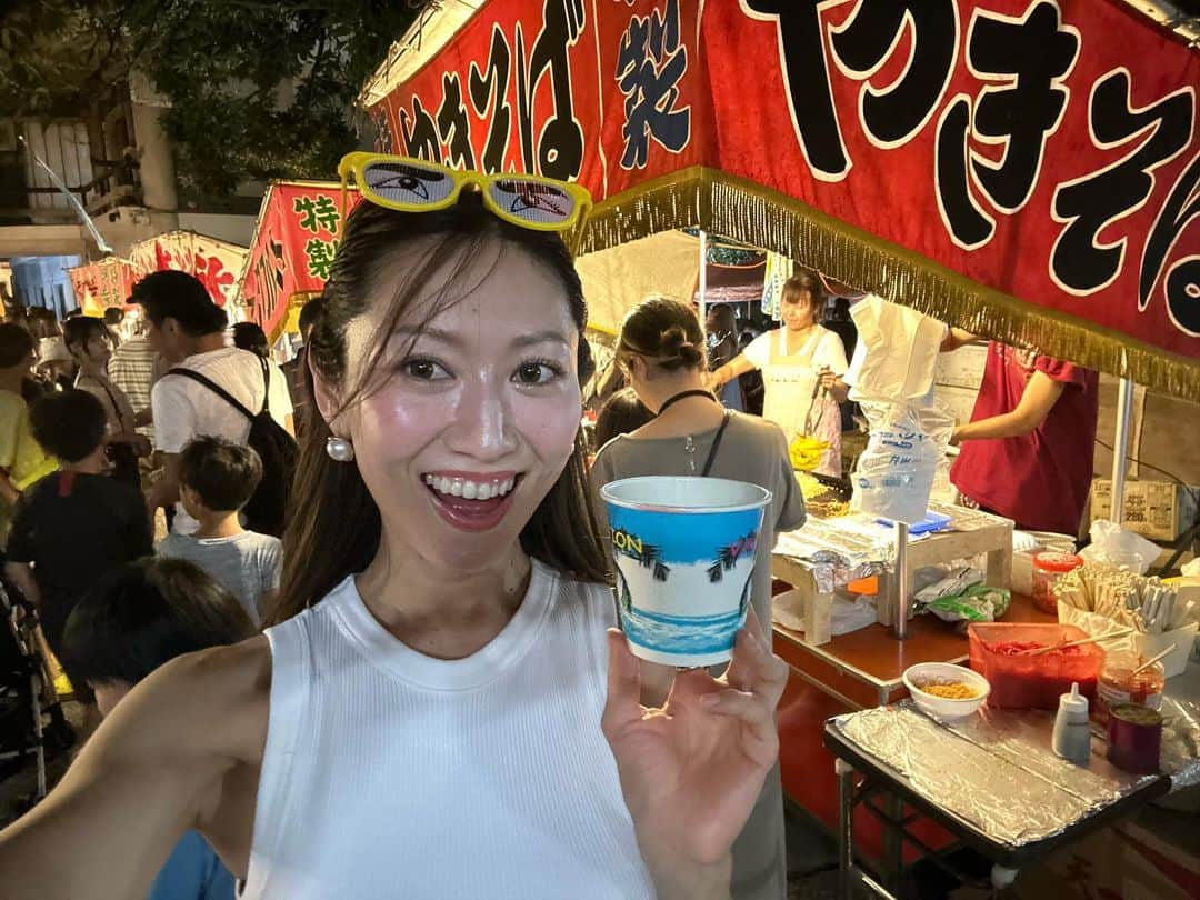 karenさんのインスタグラム写真 - (karenInstagram)「サングラスがコーデのポイント😎😎❤️  #サングラス #お祭り」10月6日 22時02分 - karennakamura.r